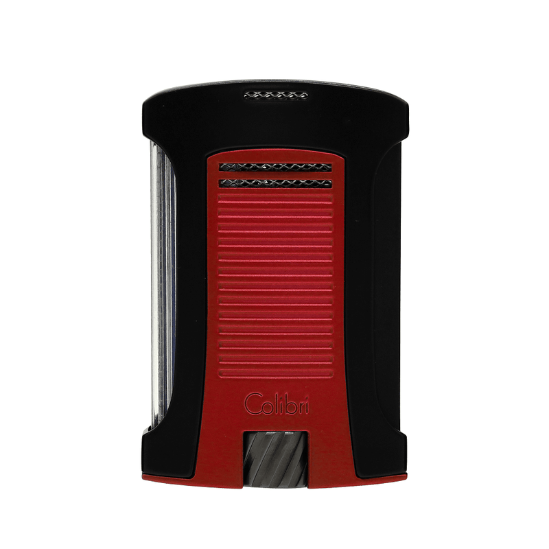 Black and Red Colibri Daytona Lighter