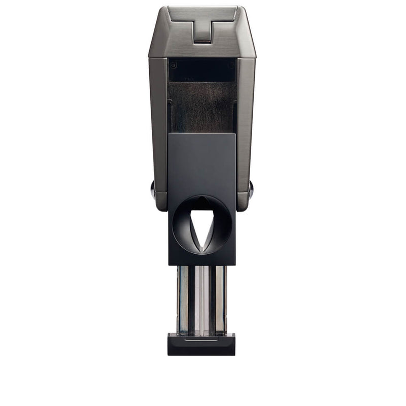 Gunmetal and Black Colibri Quantum Lighter Cutter Combo Open Cutter
