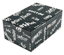 Black with White Graffiti Humidor 100 Count