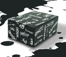 Black with White Graffiti Humidor 50 Count