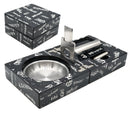 Black with White Graffiti Cigar Ashtray