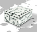 White with Black Graffiti Humidor 50 Count