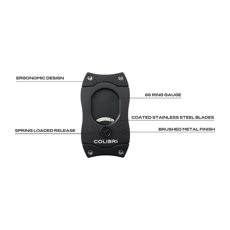 Black and Black Colibri S-Cut Cutter Features Graphic