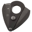 Black Carbon Fiber Xikar Xi3 Straight Cutter Open