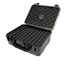 Black Cigar Caddy 40 Count Travel Case Open