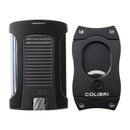 Black Colibri Daytona S-Cutter & Lighter Set