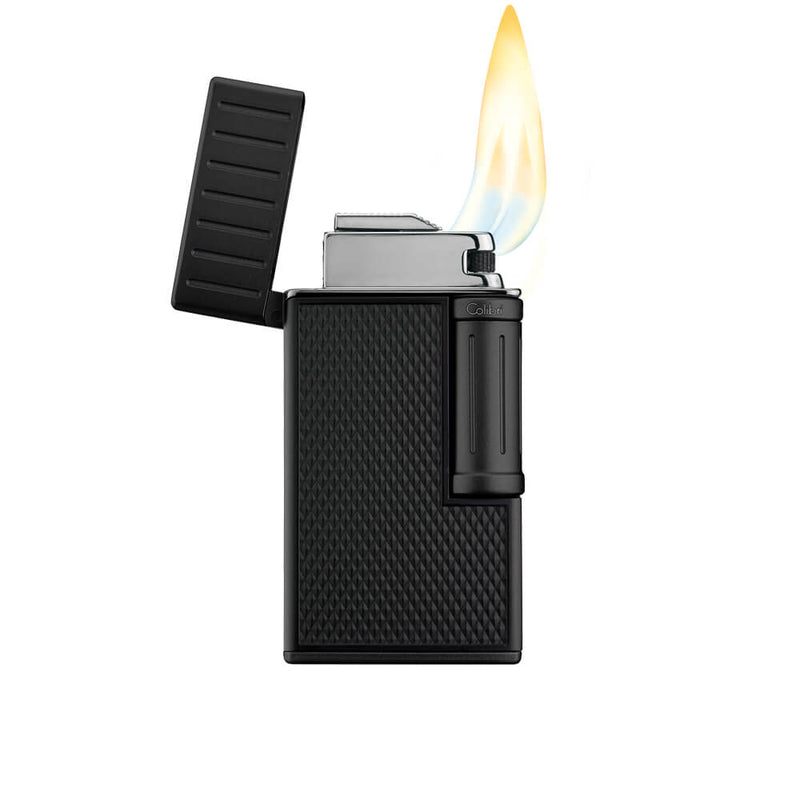 Black Colibri Julius Lighter With Flame