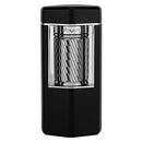 Black and Gunmetal Xikar Meridian Flat Flame Lighter