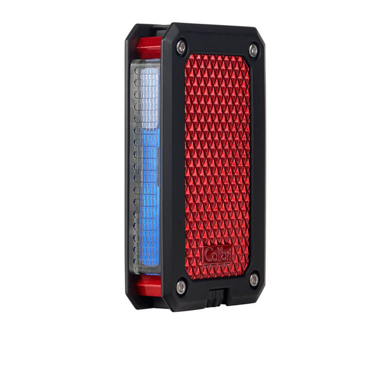 Black and Red Colibri Rally Lighter Side View
