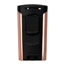 Black and Rose Gold Xikar Astral Single Jet Lighter