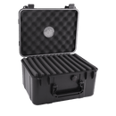 Black Xikar 60 Count Cigar Travel Case Open