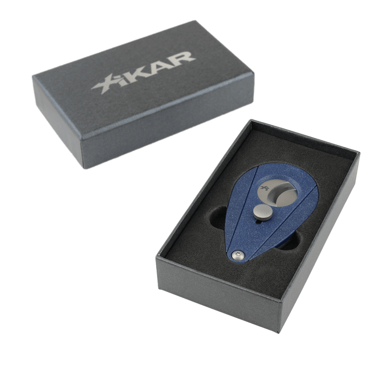 Blue Xikar Xi2 Straight Cutter Packaging