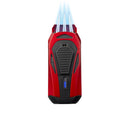 Red Colibri Boss Triple-Jet Flame Lighter With Flames