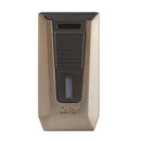 Gunmetal and Black Colibri Slide Lighter