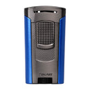 Gunmetal and Blue Xikar Astral Single Jet Lighter