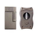 Gunmetal Colibri Julius SV-Cutter & Lighter Set