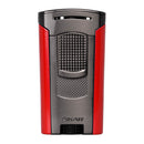 Gunmetal and Red Xikar Astral Single Jet Lighter