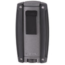 Matte Grey Xikar Turismo Double Jet Lighter