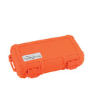 Orange Cigar Caddy 5 Count Travel Case
