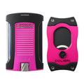Pink Colibri Daytona S-Cutter & Lighter Set