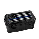 Police Cigar Caddy 15 Count First Responders Travel Case Closed