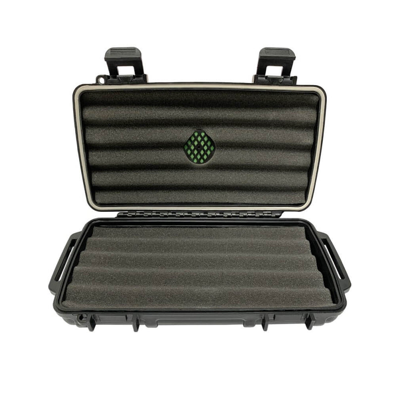 Polie Cigar Caddy 5 Count First Responders Travel Case Open