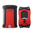 Red Colibri Daytona S-Cutter & Lighter Set