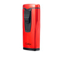 Red Colibri Monaco Metallic Lighter Side View