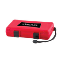 Red Xikar 5 Count Cigar Travel Case