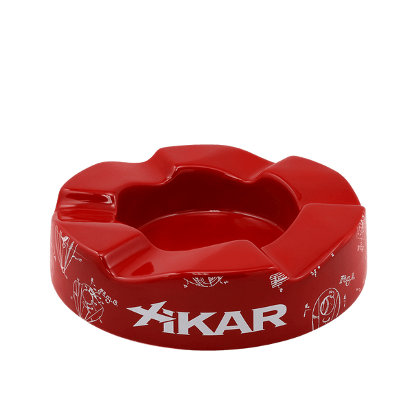 Red Xikar Wave Ashtray