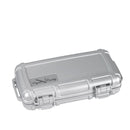 Silver Cigar Caddy 5 Count Travel Case