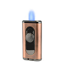 Vintage Bronze Xikar Verano Flat Flame Lighter With Flame