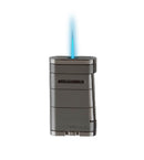 Gunmetal  Xikar Allume Single Jet Lighter  with Flame