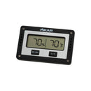 Black Xikar Digital Rectangular Hygrometer